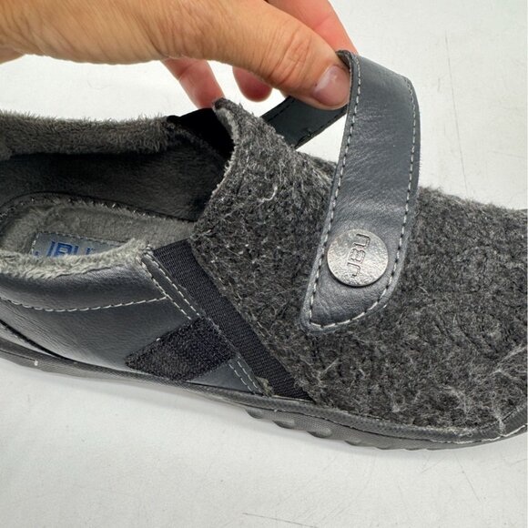 JBU By Jambu Womens JBU Blakely Flats Comfort Shoes Sandals 10.5" Gray Wool - Picture 3 of 13